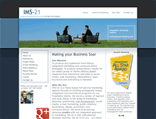 Tablet Screenshot of ims21.net